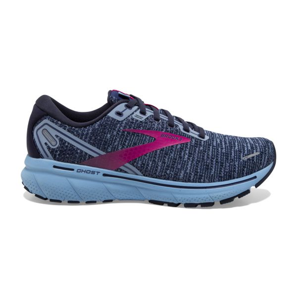 Brooks Ghost 14 Women\'s Road Running Shoes Blue / Red | NZ-208365