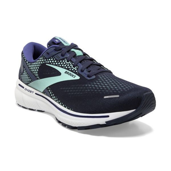 Brooks Ghost 14 Women's Road Running Shoes Navy / White | NZ-21375