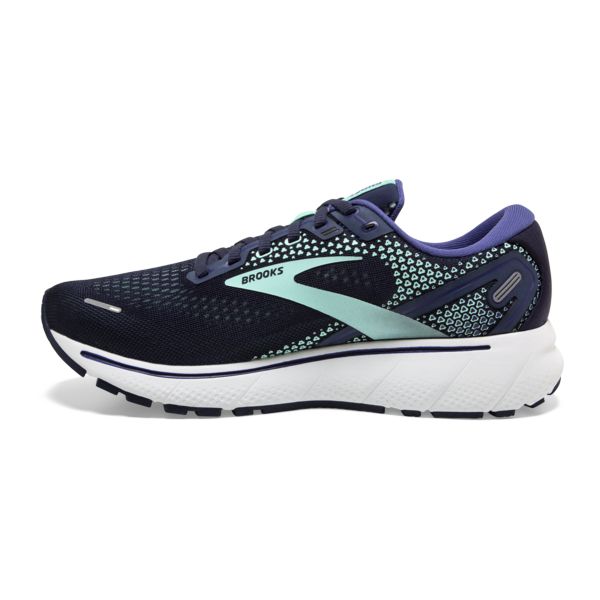 Brooks Ghost 14 Women's Road Running Shoes Navy / White | NZ-21375