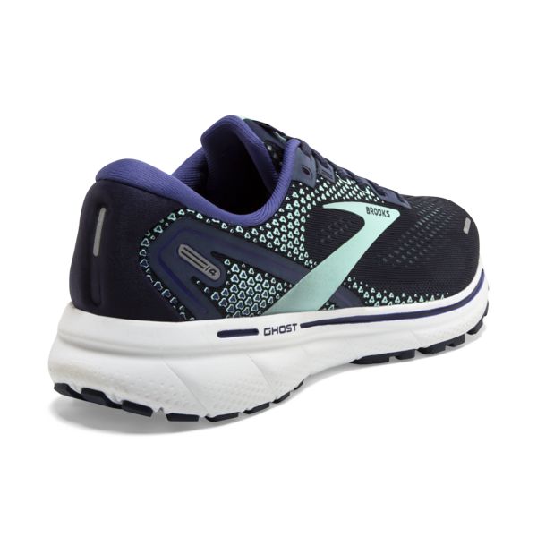 Brooks Ghost 14 Women's Road Running Shoes Navy / White | NZ-21375