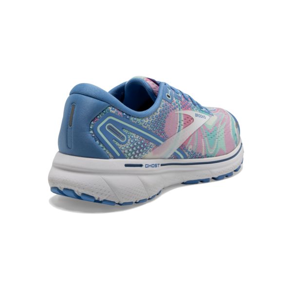 Brooks Ghost 14 Women's Road Running Shoes Blue / Pink / White | NZ-428591