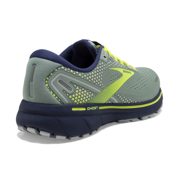 Brooks Ghost 14 Women's Road Running Shoes Blue / Green / Yellow | NZ-481967