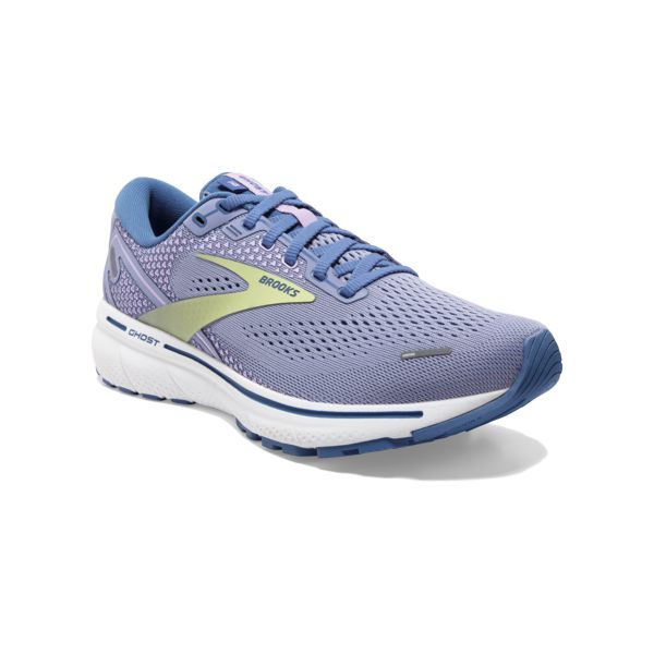 Brooks Ghost 14 Women's Road Running Shoes Purple / Blue / Yellow | NZ-503124