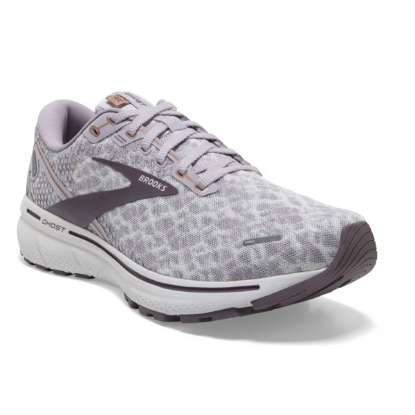 Brooks Ghost 14 Women's Road Running Shoes Grey / Purple | NZ-719280