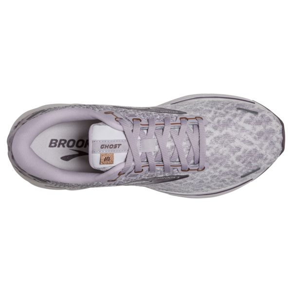 Brooks Ghost 14 Women's Road Running Shoes Grey / Purple | NZ-719280