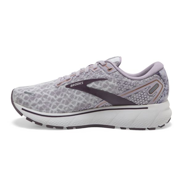 Brooks Ghost 14 Women's Road Running Shoes Grey / Purple | NZ-719280