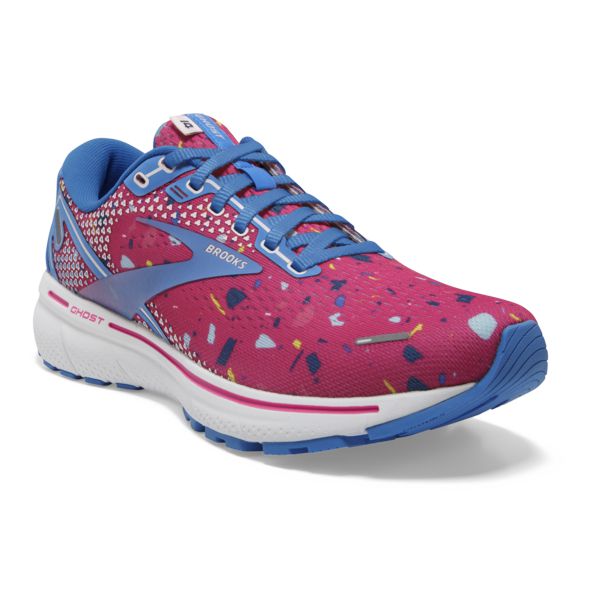 Brooks Ghost 14 Women's Road Running Shoes Red / Blue / White | NZ-730915