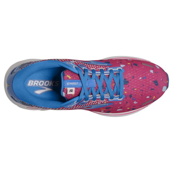 Brooks Ghost 14 Women's Road Running Shoes Red / Blue / White | NZ-730915