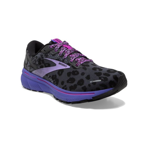 Brooks Ghost 14 Women's Road Running Shoes Black / Purple / Pink | NZ-86159