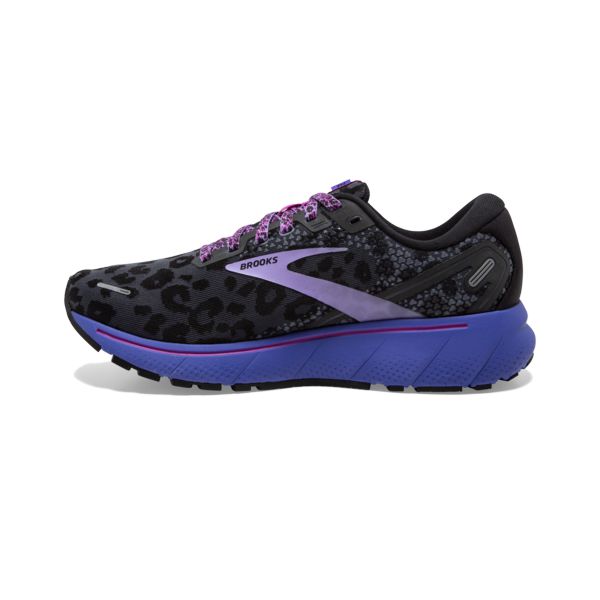 Brooks Ghost 14 Women's Road Running Shoes Black / Purple / Pink | NZ-86159