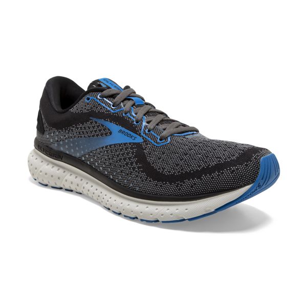 Brooks Glycerin 18 Men's Road Running Shoes Grey / Blue / White | NZ-604795