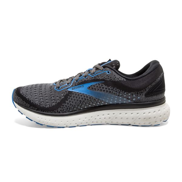 Brooks Glycerin 18 Men's Road Running Shoes Grey / Blue / White | NZ-604795