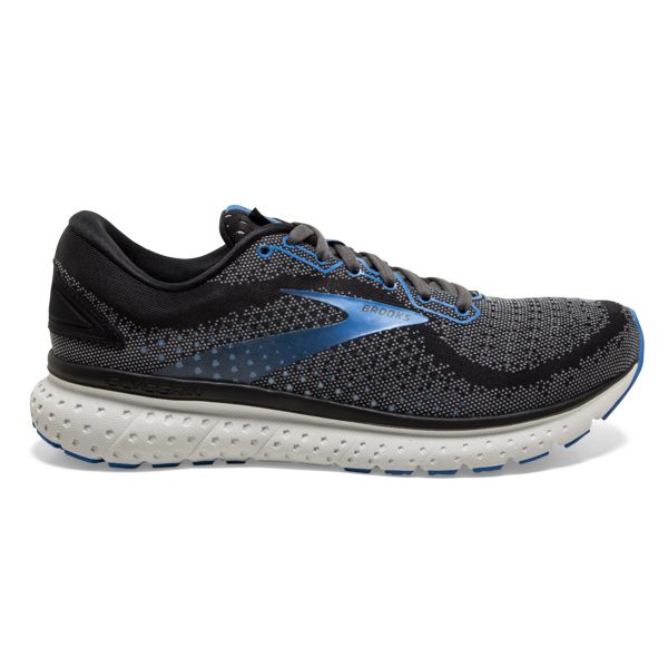 Brooks Glycerin 18 Men\'s Road Running Shoes Grey / Blue / White | NZ-604795