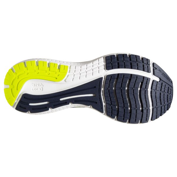 Brooks Glycerin 19 Men's Road Running Shoes Navy / Blue / Yellow | NZ-301926