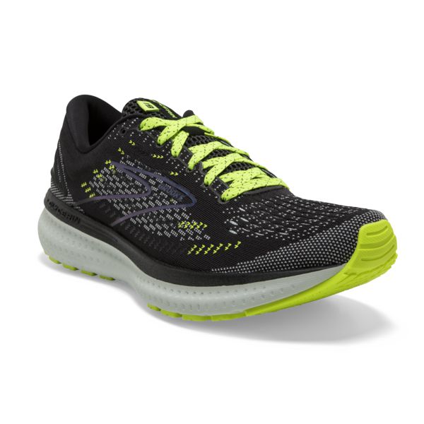 Brooks Glycerin 19 Women's Road Running Shoes Black / Yellow / Grey | NZ-170923