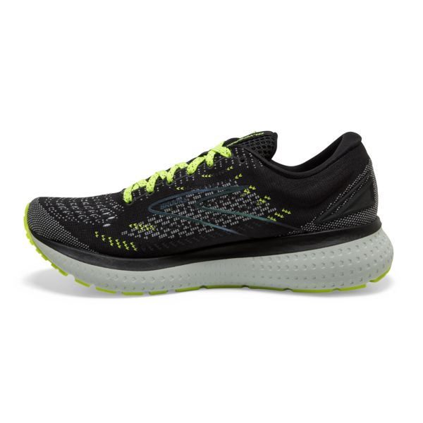 Brooks Glycerin 19 Women's Road Running Shoes Black / Yellow / Grey | NZ-170923