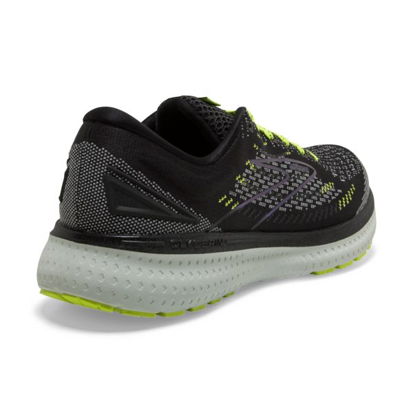 Brooks Glycerin 19 Women's Road Running Shoes Black / Yellow / Grey | NZ-170923