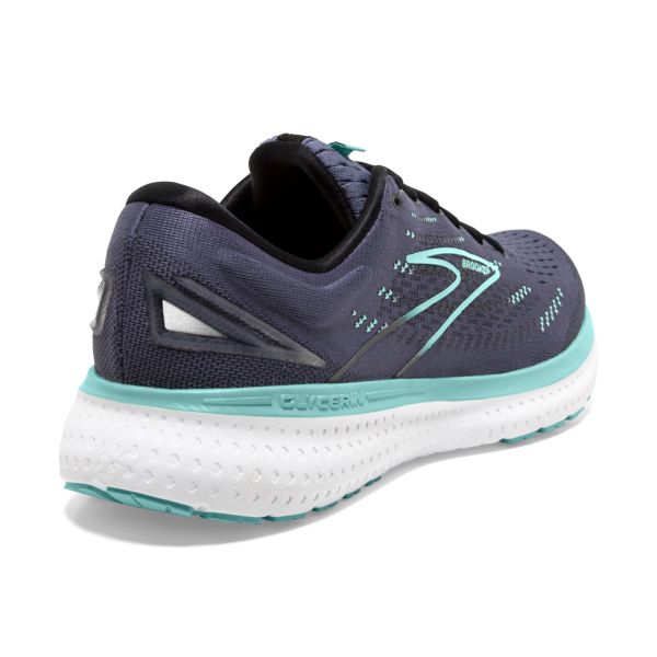 Brooks Glycerin 19 Women's Road Running Shoes Black / Blue / Green | NZ-416023