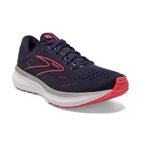 Brooks Glycerin 19 Women's Road Running Shoes Navy / Pink / White | NZ-437980