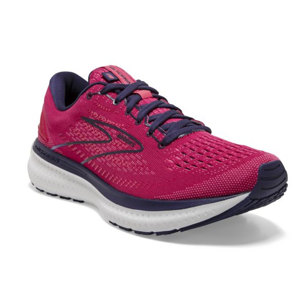 Brooks Glycerin 19 Women's Road Running Shoes Red / Purple / White | NZ-509624