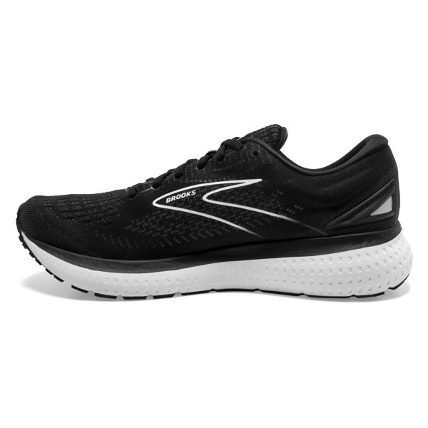 Brooks Glycerin 19 Women's Road Running Shoes Black / White | NZ-564802