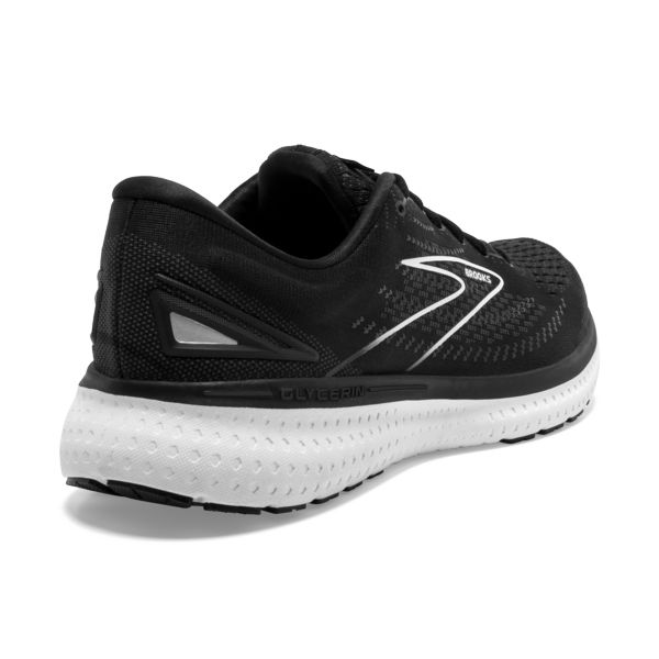 Brooks Glycerin 19 Women's Road Running Shoes Black / White | NZ-564802