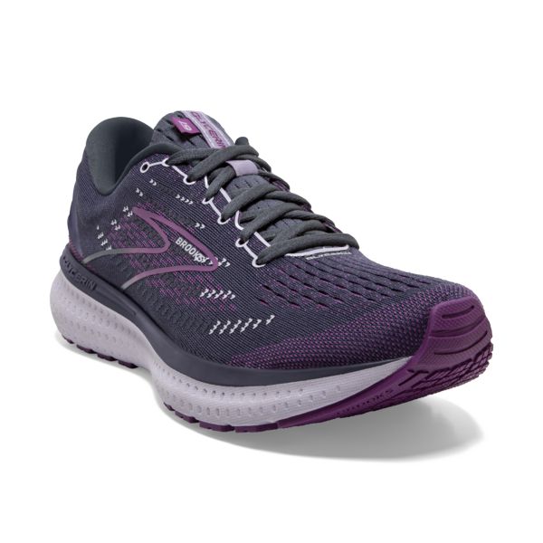 Brooks Glycerin 19 Women's Road Running Shoes Purple / Black / White | NZ-601984