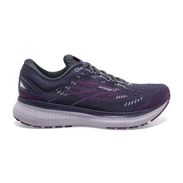 Brooks Glycerin 19 Women\'s Road Running Shoes Purple / Black / White | NZ-601984