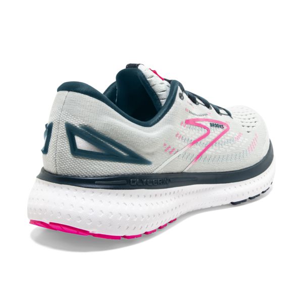 Brooks Glycerin 19 Women's Road Running Shoes Grey / Navy / Pink | NZ-914683