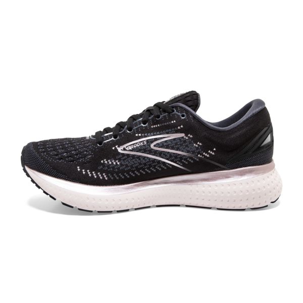 Brooks Glycerin 19 Women's Road Running Shoes Black / White | NZ-916342