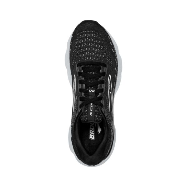 Brooks Glycerin 20 Women's Road Running Shoes Black / White / Grey | NZ-139246