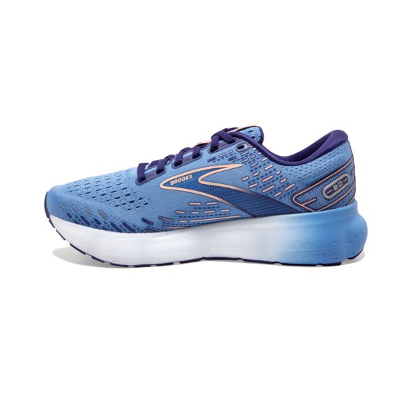 Brooks Glycerin 20 Women's Road Running Shoes Blue / Gold / White | NZ-163702