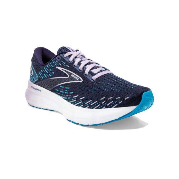 Brooks Glycerin 20 Women's Road Running Shoes Navy / Blue / White | NZ-196783