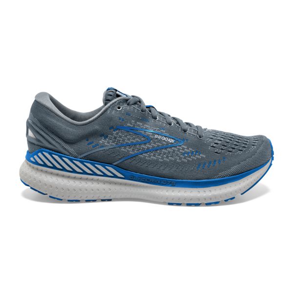 Brooks Glycerin GTS 19 Men\'s Road Running Shoes Grey / Blue / White | NZ-314280