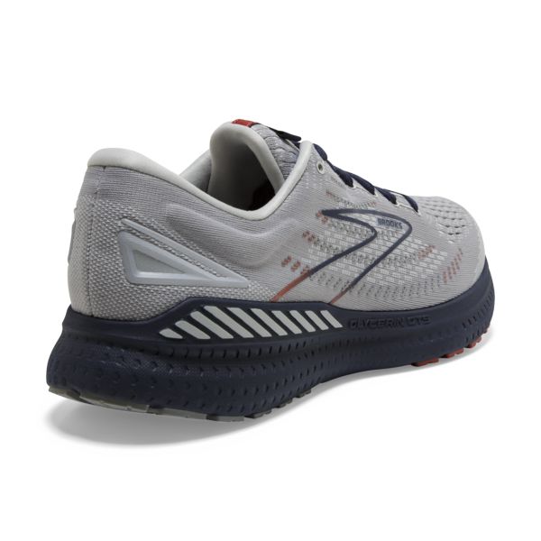 Brooks Glycerin GTS 19 Men's Road Running Shoes Grey / Navy / Brown | NZ-936748