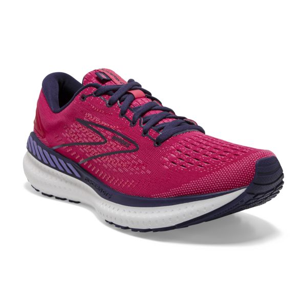 Brooks Glycerin GTS 19 Women's Road Running Shoes Red / Purple / White | NZ-673180