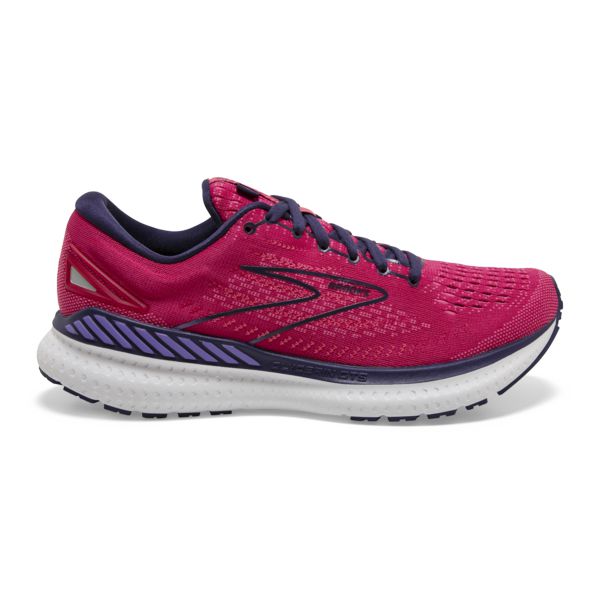 Brooks Glycerin GTS 19 Women\'s Road Running Shoes Red / Purple / White | NZ-673180