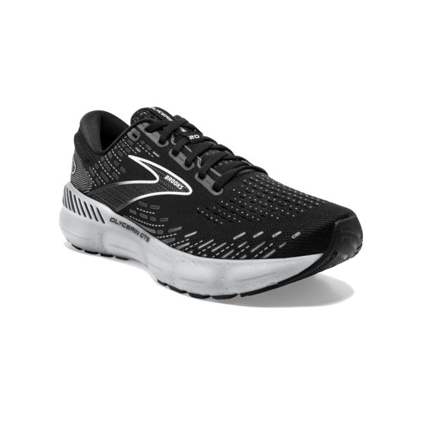 Brooks Glycerin GTS 20 Women's Road Running Shoes Black / White / Grey | NZ-539710