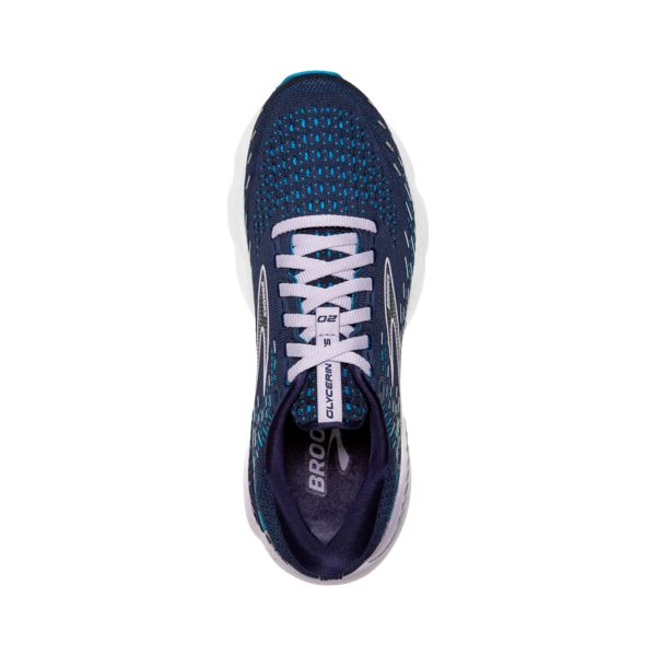 Brooks Glycerin GTS 20 Women's Road Running Shoes Navy / Blue / White | NZ-637249