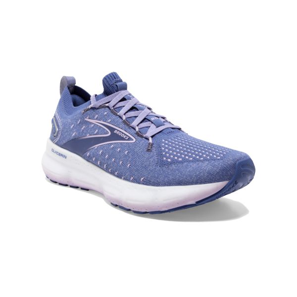 Brooks Glycerin StealthFit 20 Women's Road Running Shoes Blue / White | NZ-817643