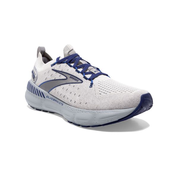 Brooks Glycerin StealthFit GTS 20 Men's Road Running Shoes Grey / Blue | NZ-897361