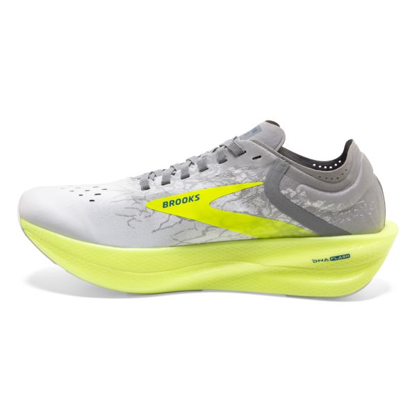 Brooks Hyperion Elite 2 Men's Road Running Shoes White / Silver / Yellow | NZ-86794