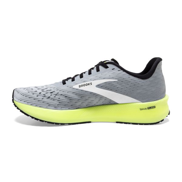 Brooks Hyperion Tempo Men's Road Running Shoes Grey / Black / Yellow | NZ-462017