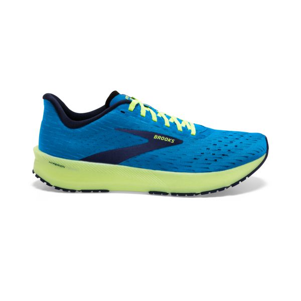 Brooks Hyperion Tempo Men\'s Road Running Shoes Blue / Black / Yellow | NZ-49285