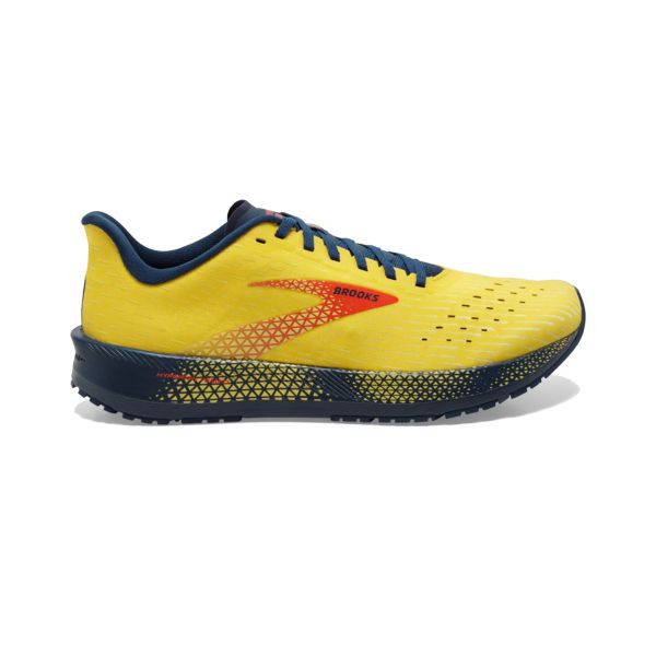 Brooks Hyperion Tempo Men\'s Road Running Shoes Yellow / Blue / Red | NZ-672843