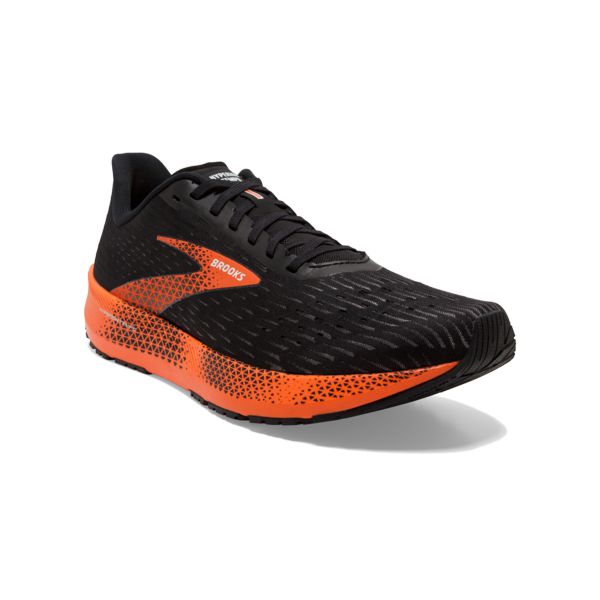 Brooks Hyperion Tempo Men's Road Running Shoes Black / Orange | NZ-840972