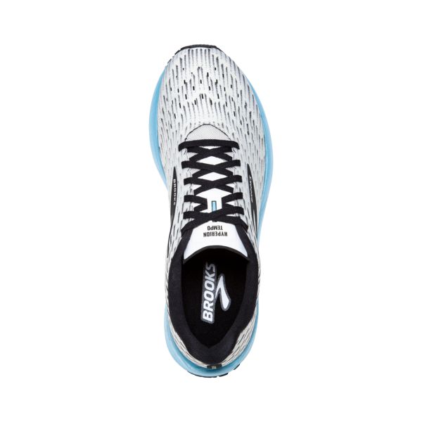 Brooks Hyperion Tempo Men's Road Running Shoes White / Black / Blue | NZ-902187