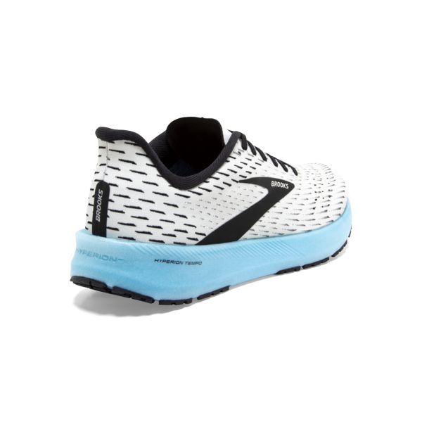 Brooks Hyperion Tempo Men's Road Running Shoes White / Black / Blue | NZ-902187