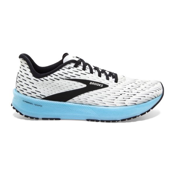 Brooks Hyperion Tempo Men\'s Road Running Shoes White / Black / Blue | NZ-902187