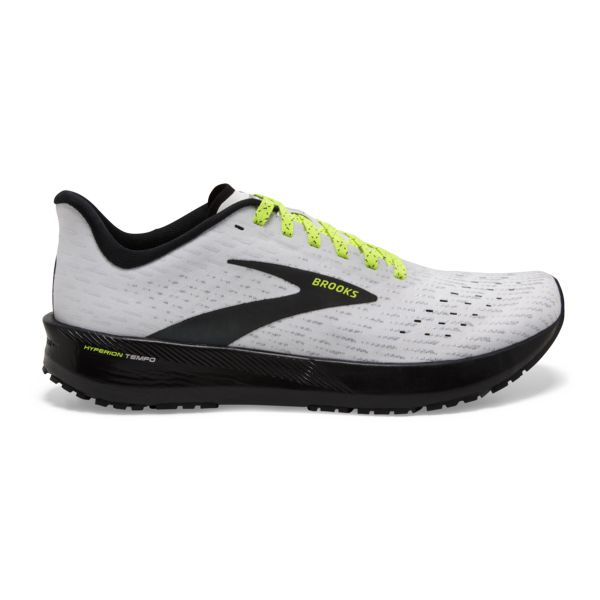 Brooks Hyperion Tempo Women\'s Road Running Shoes White / Yellow / Black | NZ-468075